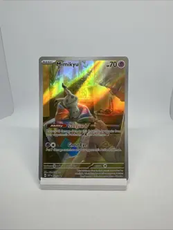 1x Mimikyu #75 Pokemon TCG Black Star Promo Paldean Fates NM - Image 1