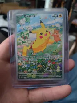 Pokemon TCG Pikachu #088 SVP Black Star Promo Holo Full Art English NM - Image 1