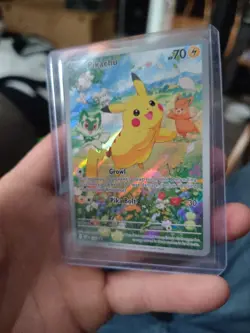 Pokemon TCG Pikachu #088 SVP Black Star Promo Holo Full Art English NM - Image 2