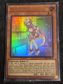 Yugioh! Nurse Dragonmaid - LART-EN048 - Ultra Rare - Limited Edition Sealed - Image 1