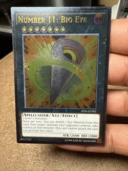 Yugioh Number 11: Big Eye AP06-EN002 Ultimate Rare NM - Image 1