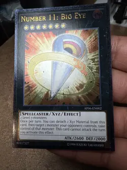 Yugioh Number 11: Big Eye AP06-EN002 Ultimate Rare NM - Image 2