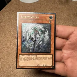 Yugioh Effect Veiler DREV-EN002 Ultimate Rare Unlimited NM - Image 1