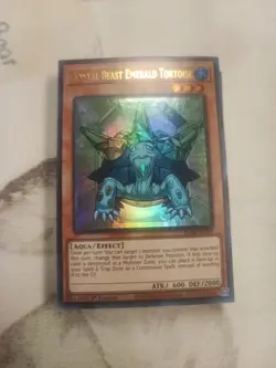 Yugioh! Crystal Beast Emerald Tortoise - BLCR-EN049 - Ultra Rare - 1st Edition N - Image 1