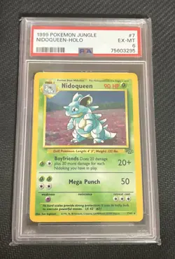 1999 Pokemon Jungle Nidoqueen Holo PSA 6 - Image 1
