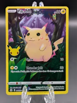 Pokemon TCG Celebrations Pikachu Holo Rare Card 005/025 NM/Mint Condition - Image 1