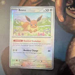 Pokemon TCG Eevee 074/131 Sv: Prismatic Evolutions Pokeball Reverse Holo - Image 1