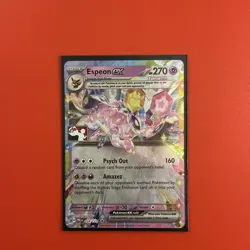 Stamped Espeon EX #034/131 - Pokemon TCG Prize Pack Series 7 - Play Stamp - Image 1