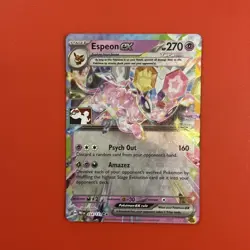 Stamped Espeon EX #034/131 - Pokemon TCG Prize Pack Series 7 - Play Stamp - Image 2