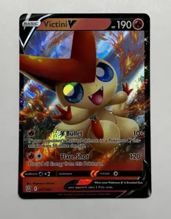 Victini V 021/163 Swsh05: Battle Styles Holo | Near Mint | NM | Pokemon - Image 1