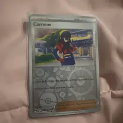 Reverse Holo Carmine 103/131 Uncommon Prismatic Evolutions Pokemon - Image 1
