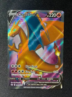 Charizard V SWSH050 Pokemon Sword and Shield Promo LP - Image 1