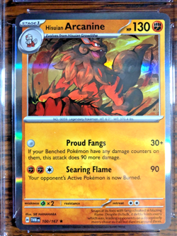 Hisuian Arcanine Holo Rare #100 - CGC GEM MINT 10 - Twilight Masquerade -Pokemon - Image 2
