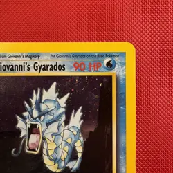 Pokemon Vintage Holo Giovanni's Gyarados 5/132 Gym Challenge Wotc 2000 Swirl - Image 3
