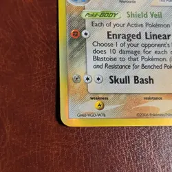 Blastoise - #2/100 - Pokemon Crystal Guardians (2006) - Holo Rare - Image 2