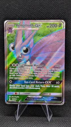Venomoth GX 193/214 Rare Ultra Pokemon Unbroken Bonds NM - Image 1