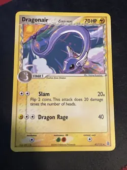 Dragonair - 41/113 (Delta Species) Uncommon Pokemon TCG English 2005 Vintage - Image 1