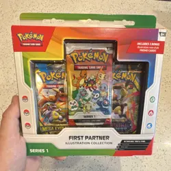 Pokemon First Partner Illustration Collection Series 1 Promo Booster Box - Image 1