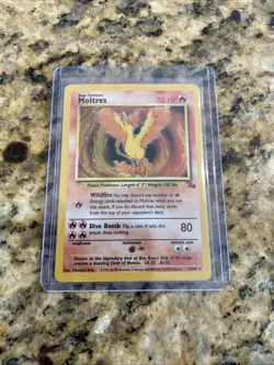 Pokemon Holographic Moltres Legendary Collection 30/110 Regular Rare - Image 1