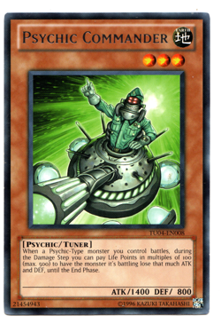 Psychic Commander - TU04-EN008 - Rare - Unlimited Edition Turbo Pack 4 Yu-Gi-Oh! - Image 1