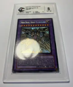 Yu-Gi-Oh - NEOS DIVIN, HEROS ELEMENTAIRE - CSOC-FR098 - 1ere Ed - GRADEE 8 EX/NM - Image 2