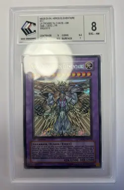 Yu-Gi-Oh - NEOS DIVIN, HEROS ELEMENTAIRE - CSOC-FR098 - 1ere Ed - GRADEE 8 EX/NM - Image 3