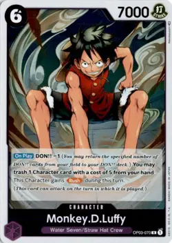 Pillars of Strength #OP03-070 Monkey.D.Luffy Rare - Image 1