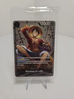 P-075 Monkey.D.Luffy Promo Card TS-02 ENGLISH SEALED - Image 1