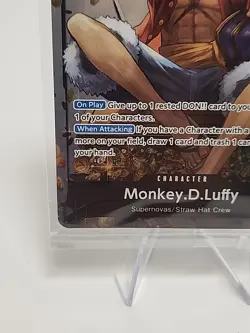 P-075 Monkey.D.Luffy Promo Card TS-02 ENGLISH SEALED - Image 5