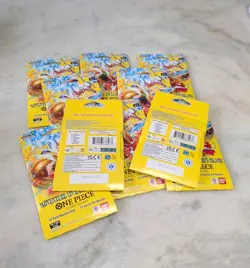 One Piece Adventure On Kami’s Island OP15-EB04 Sleeved Booster Pack 10 Pack Lot - Image 4