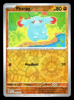 Phanpy 102/191 Surging Sparks NM Reverse Holo Pokemon Card TCG - Image 1