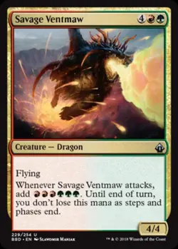 Savage Ventmaw -Foil Near Mint MTG Battlebond - Image 1