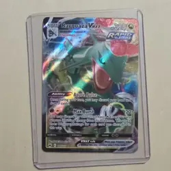 Pokemon Rayquaza VMAX Ultra Rare Rapid Strike Holo 101/159 320 HP Card - Image 1