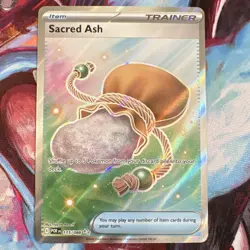 Pokemon TCG Sacred Ash Trainer Item Holo 115/088: Perfect Order Card English - Image 1
