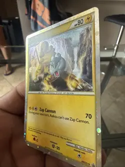 Pokemon TCG Raikou HGSS19 Shiny Holo Black Star Promo Card Mint - Image 2