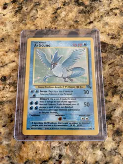 Articuno Fossil Holo Pokemon Card Rare 2/62 - Image 1