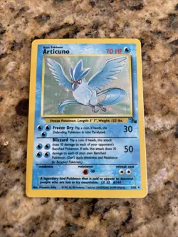 Articuno Fossil Holo Pokemon Card Rare 2/62 - Image 2
