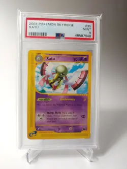Xatu 35/182 PSA 9 Skyridge Rare Graded Pokemon Card - Image 1