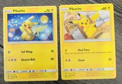 Pokemon : SM UNIFIED MINDS PIKACHU 55/236 And 56/236- Set Of 2 - Image 1