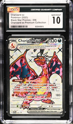 Charizard ex 056 Sv: Scarlet & Violet Promo Cards Holo Pokemon CGC 10 - Image 1