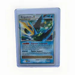 Pokemon Empoleon LV.X DP11 Diamond & Pearl Holo Promo 140 HP Hydro Impact Card - Image 1