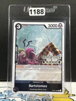 Bartolomeo OP04-089 Judge Stamped Foil Rare One Piece Card (1188) - Image 1