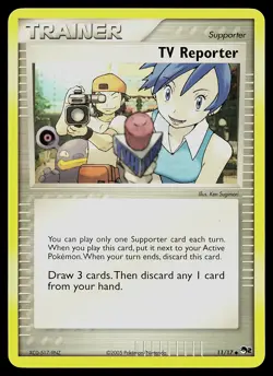Pokemon Card - TV Reporter POP Series 2 11/17 Uncommon - Image 1