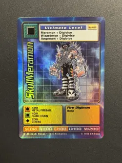 Digimon SkullMeramon St-48S Chase Holo Bandai Digi Battle Card - Image 1