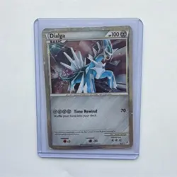 Pokemon Dialga SL2 Call of Legends Shiny Holo Rare 100 HP Basic Card English - Image 1