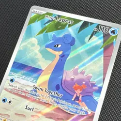 Pokemon Misty's Lapras 194/182 Sv10: Destined Rivals 110 HP Holo English Card - Image 2