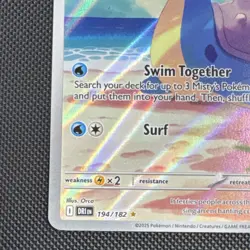 Pokemon Misty's Lapras 194/182 Sv10: Destined Rivals 110 HP Holo English Card - Image 5
