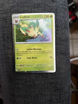 Leafeon SVP170 Prismatic Evolutions Black Star Promo Pokemon Card - Image 1
