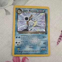 Pokemon Dark Blastoise Team Rocket Holo Rare 3/82 70 HP English TCG Card - Image 1