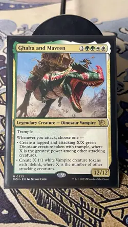 Ghalta and Mavren - March of the Machine - MOM 225 - Rare - MTG - NM - Image 1